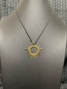 Solar Eclipse 2024 Sunburst Necklace